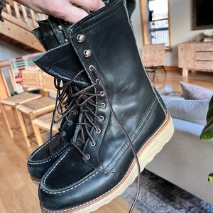 Redwings Red Wings Red Wing women’s high mocs 7.5 black